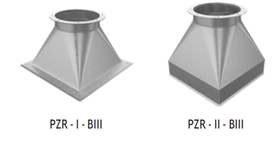 MULTIPLE DUCT REDUCING BASE (UPON INDIVIDUAL ORDER)