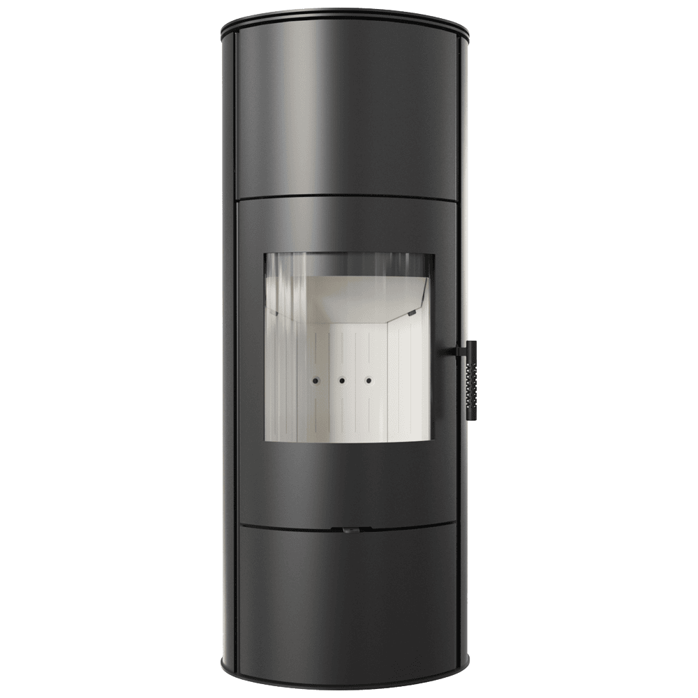 Kaminofen aus Stahl ROLLO Hoch Ø 150 7 kW