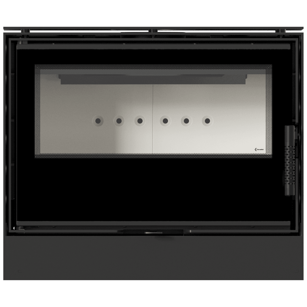 Kaminofen aus Stahl KARI 70 Ø 150 8 kW