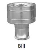 CYLINDRICAL ROOF TERMINAL ACC. TO BN-66/8865-13