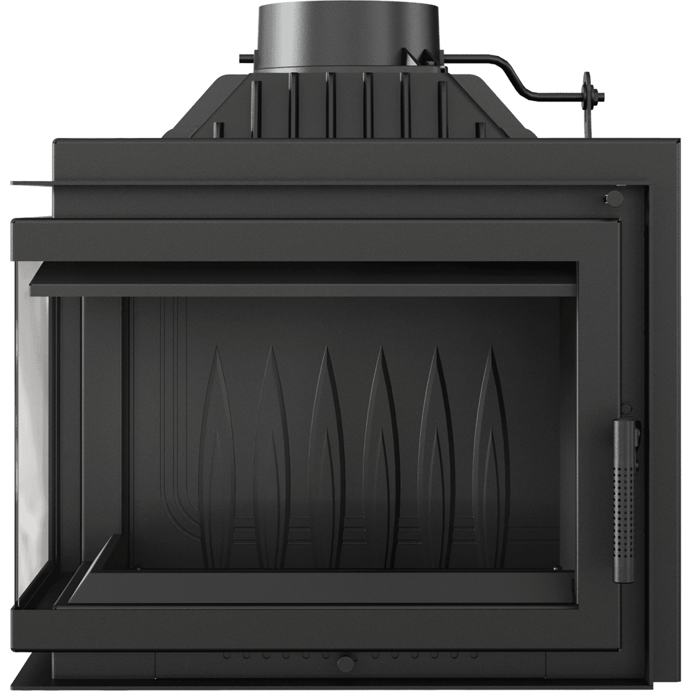 Kamineinsatz Gusseisen SIMPLE rechts 8 kW Ø 180