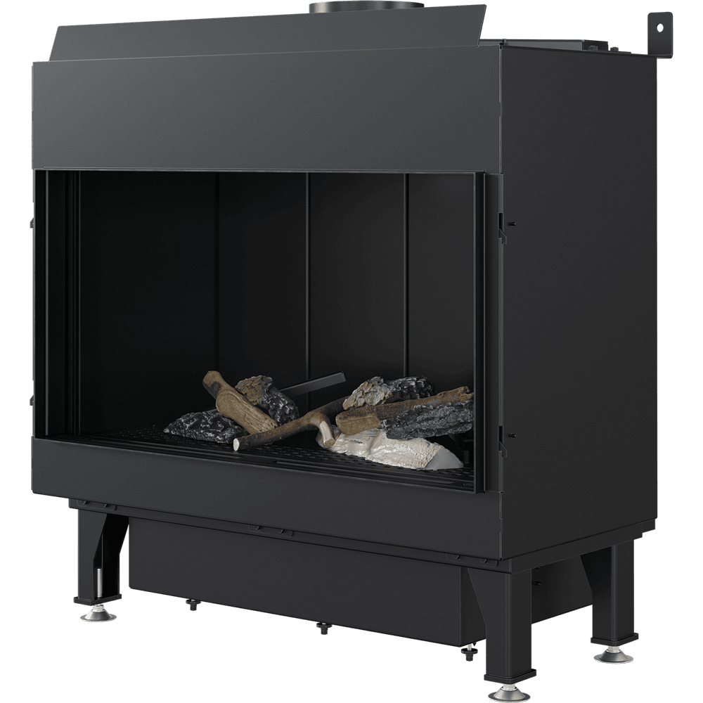 Gaskamin LEO 70 Vorderseite Erdgas ∅ 100/150 7,3 kW