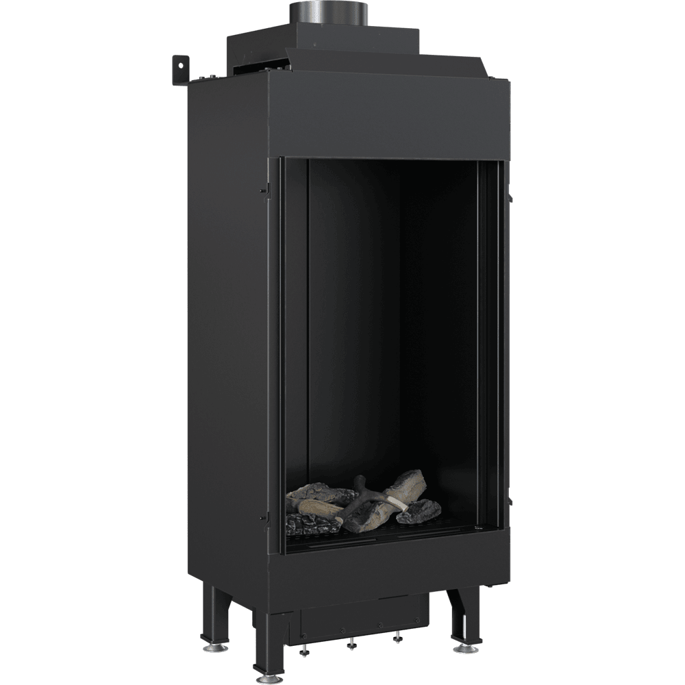 Gaskamin LEO 45 / 68 dreiseitig Erdgas ∅ 100/150 5,5 kW