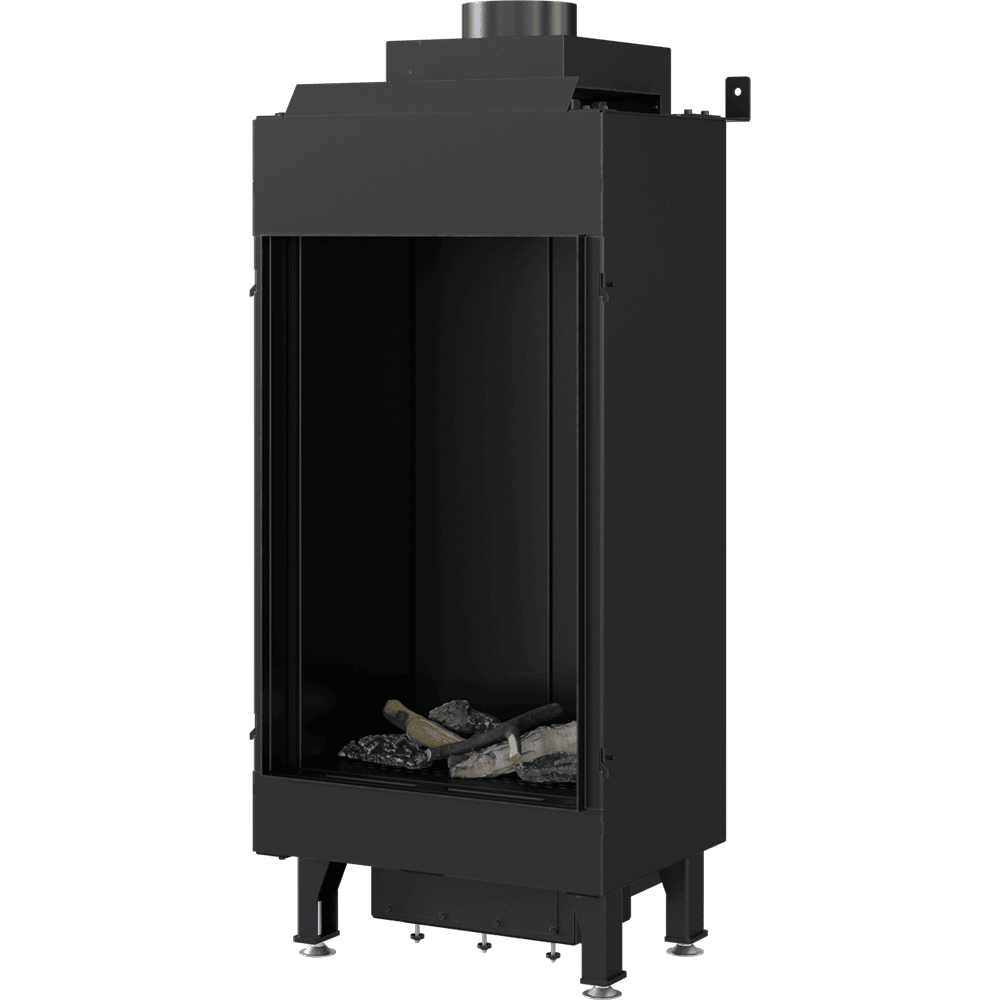 Gaskamin LEO 68 Vorderseite Erdgas ∅ 100/150 5,5 kW