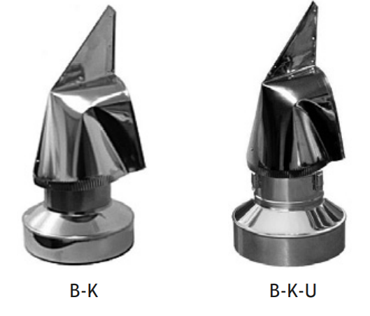 TURBOWENT TULIPAN WITH INSULATION CLOSING VERSIONS NON-OPENABLE AND OPENABLE