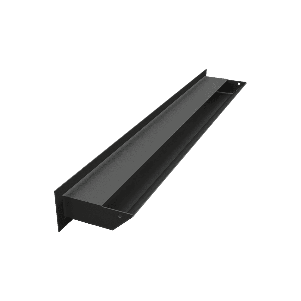 Eck-Lüftungsgitter LUFT 56x56x6 weiß