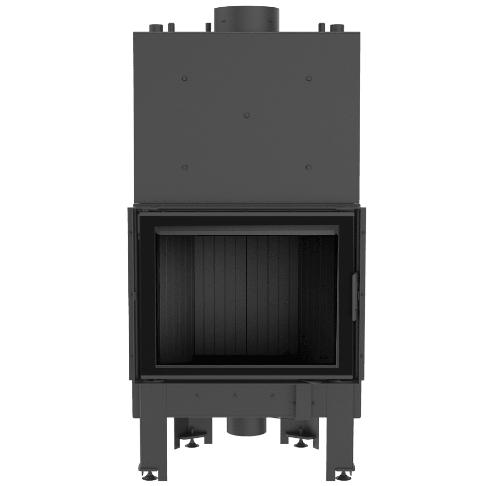 Wasserführender Kamineinsatz NADIA 12 kW Ø 200 schwarz Verkleidung