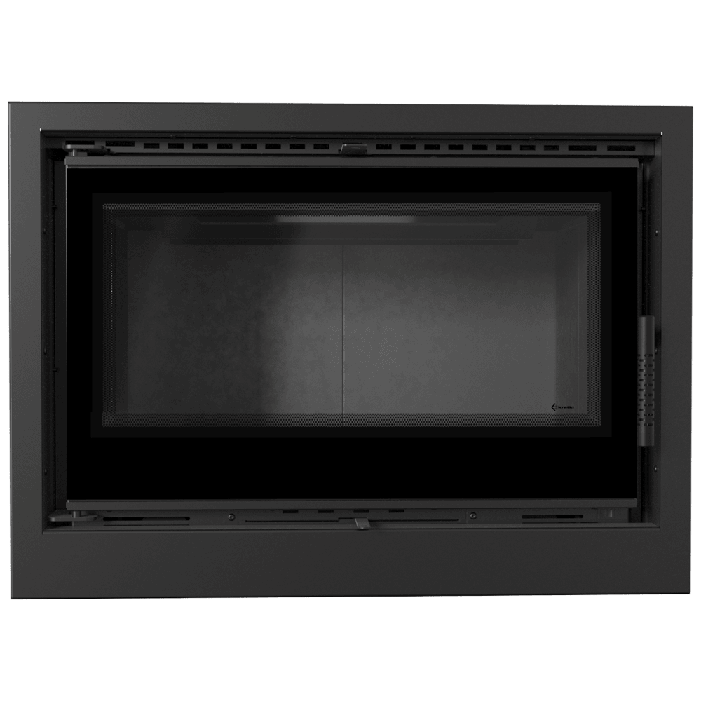 Kamin-Kassette ARKE 80 12 kW Ø 200 schwarz Verkleidung