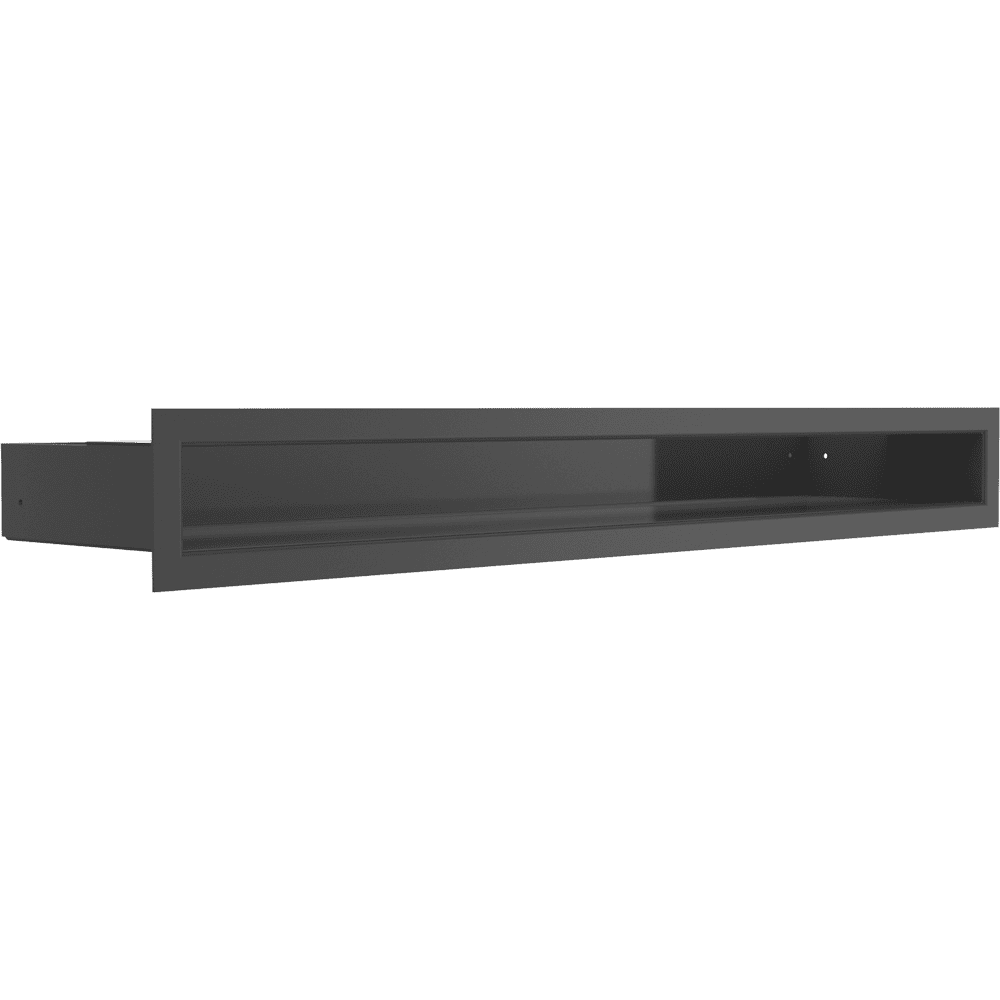 Lüftungsgitter LUFT 6x60 schwarz Slim