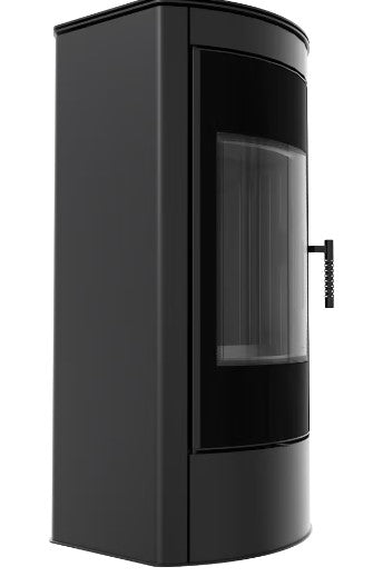 Kaminofen aus Stahl TITAN Panorama Ø 150 11 kW