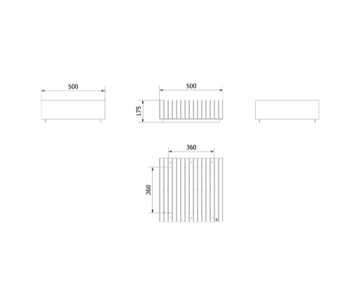 Gartenfeuerstelle ERIZO 55x22