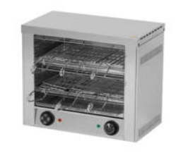 Toaster 480 mit 2 Rosten u. 6 Toast Haltern