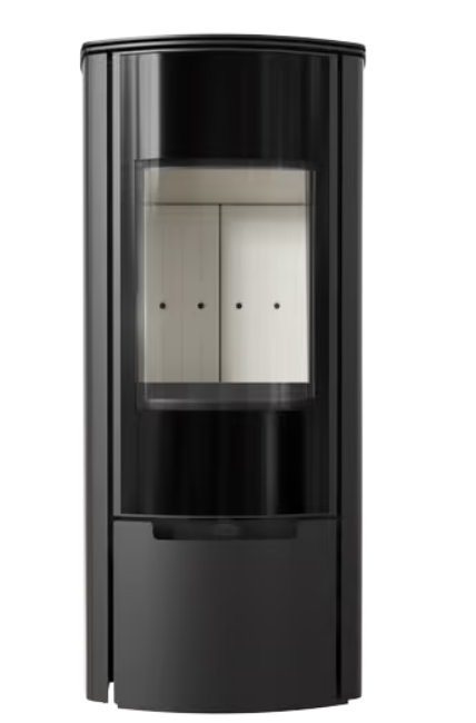 Kaminofen aus Stahl ENYO-R Ø 150 8 kW