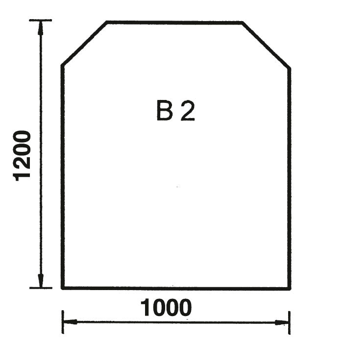 Bodenplatte Trapez B2