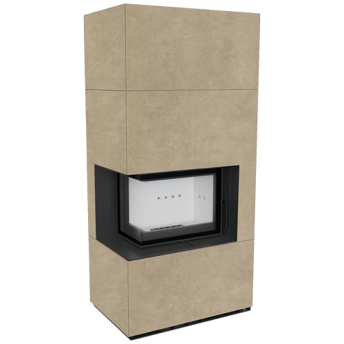 Kaminbausatz FLOKI BOX 8 kW Ø 160 Quarzsinter FOKOS RENA