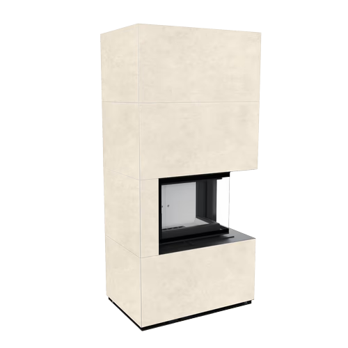Kaminbausatz FLOKI BOX 8 kW Ø 160 Quarzsinter FOKOS TALCO