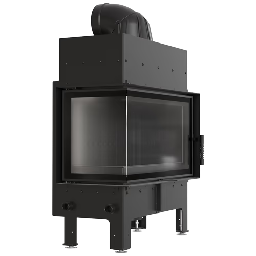 Kamineinsatz aus Stahl FLOKI M - 10 kW Ø 200