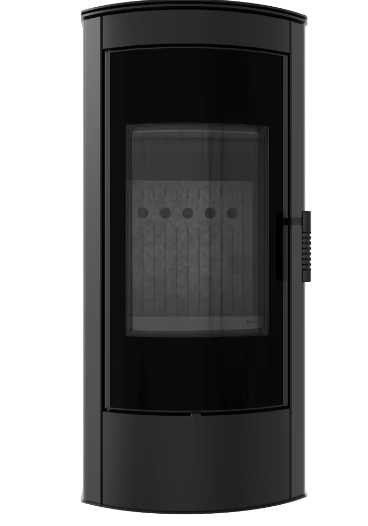 Kaminofen aus Stahl TITAN Panorama Ø 150 11 kW